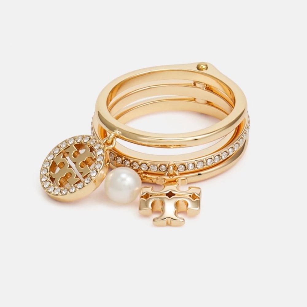 Tory Burch Miller Pave Charm
Stack Ring Gold NWT Dust bag Included - Picture 4 of 4